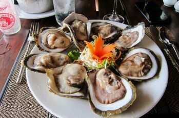 oesters als een van de meest effectieve producten om de potentie te vergroten